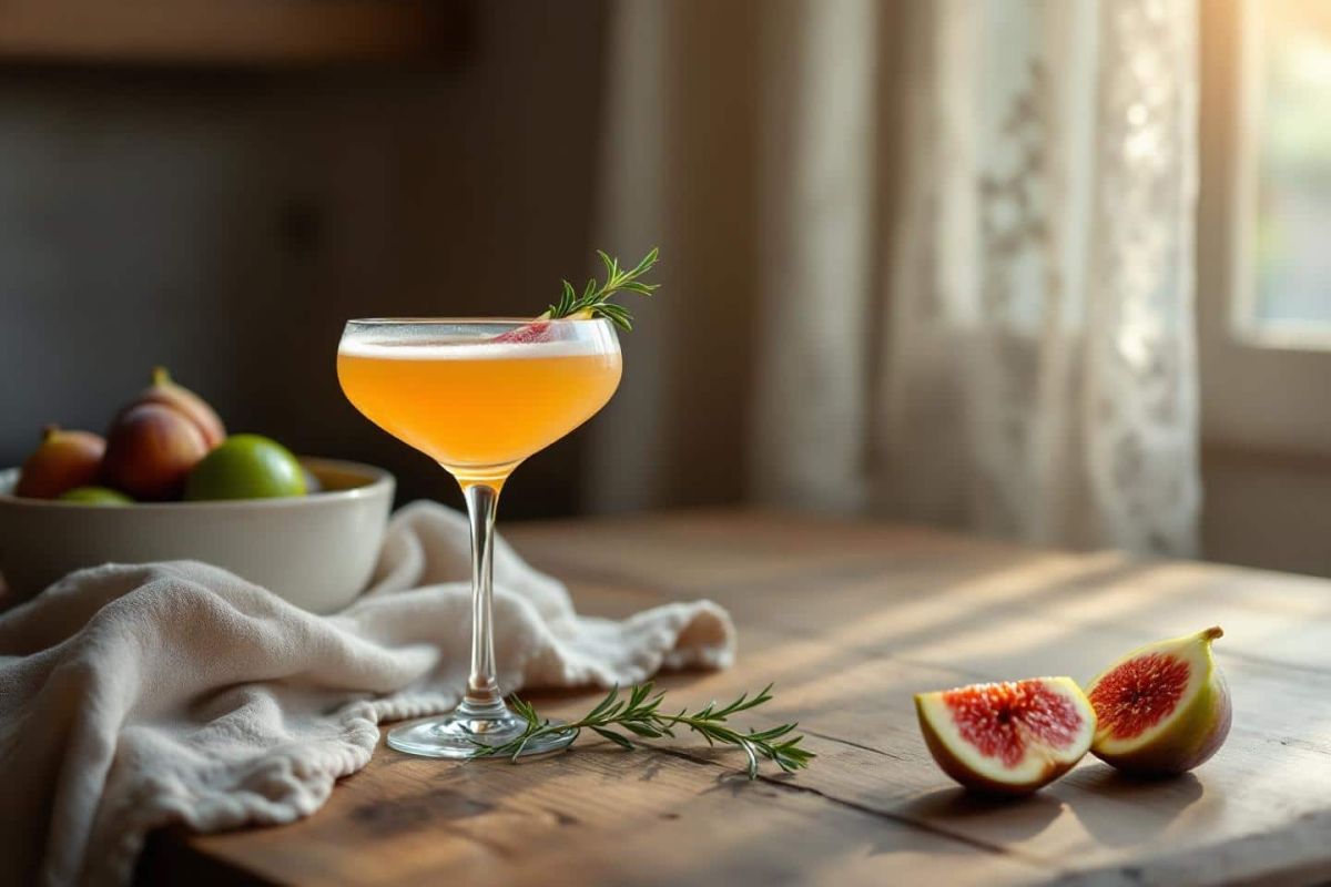 Redécouvrez le cosmopolitan avec une touche de figue et citron vert