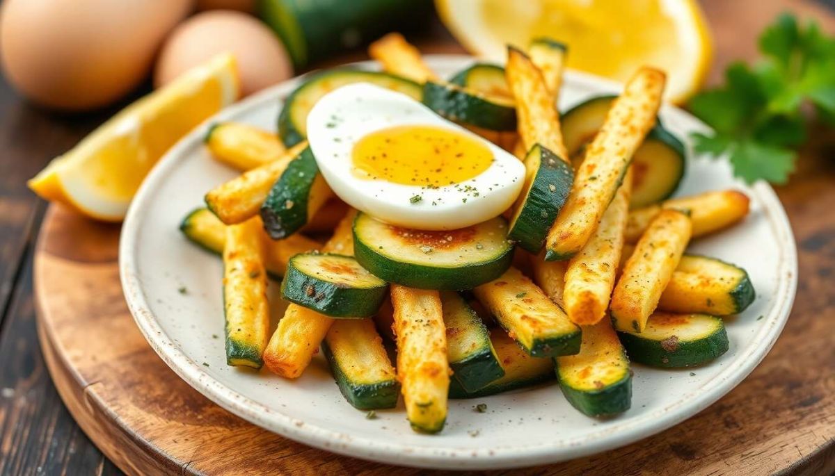 Découvrez la recette des frites de courgettes croustillantes et saines