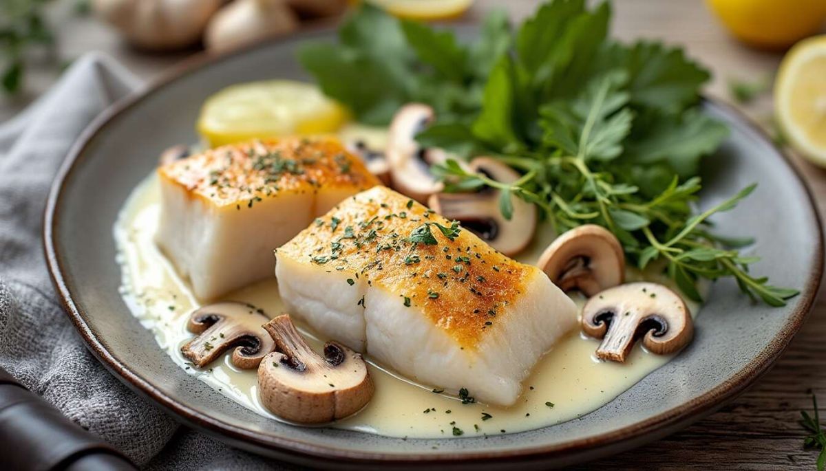 Poisson blanc aux champignons : une recette raffinée et rapide