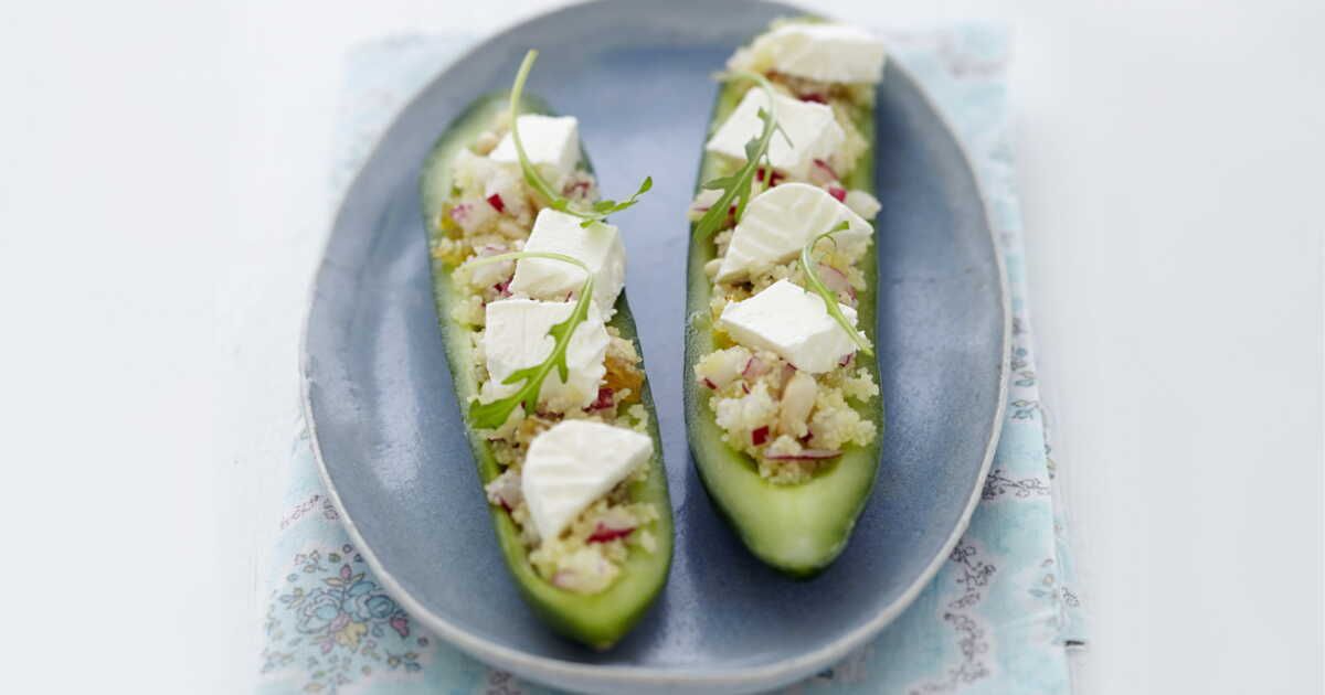 Découvrez le délice des mini concombres farcis au fromage