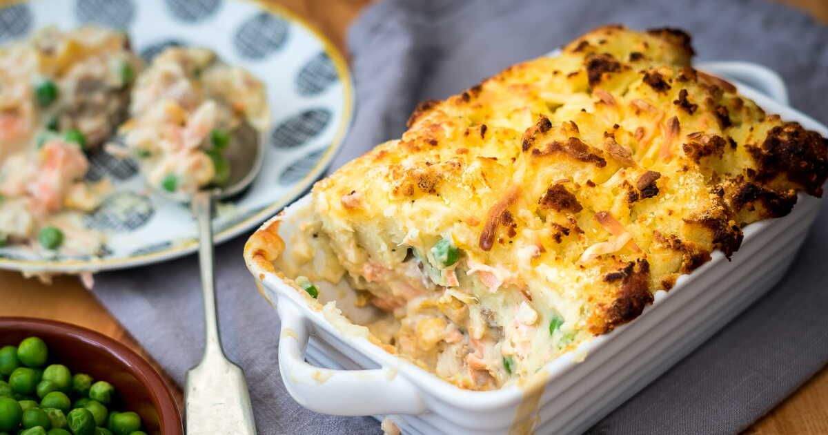 Un hachis parmentier au saumon pour réchauffer les journées grises