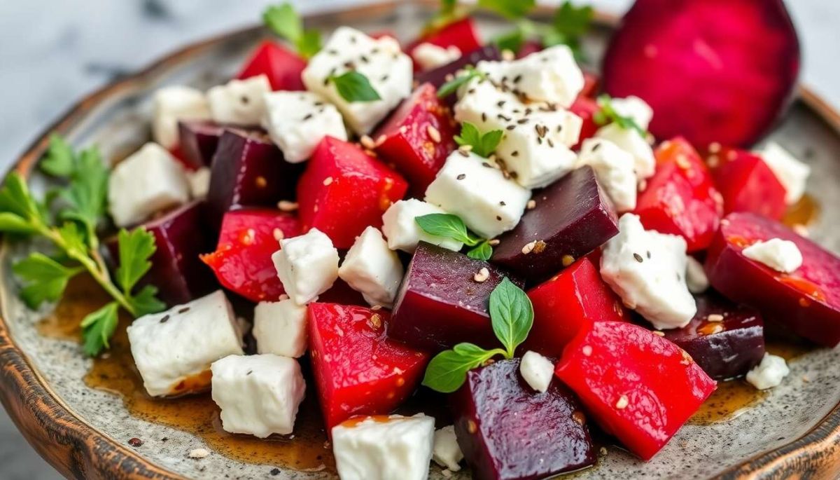 Une salade de betteraves à la feta pour vos repas d'été