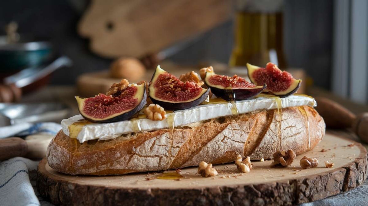 Des toasts raffinés à la figue et au fromage de brebis pour épater vos invités