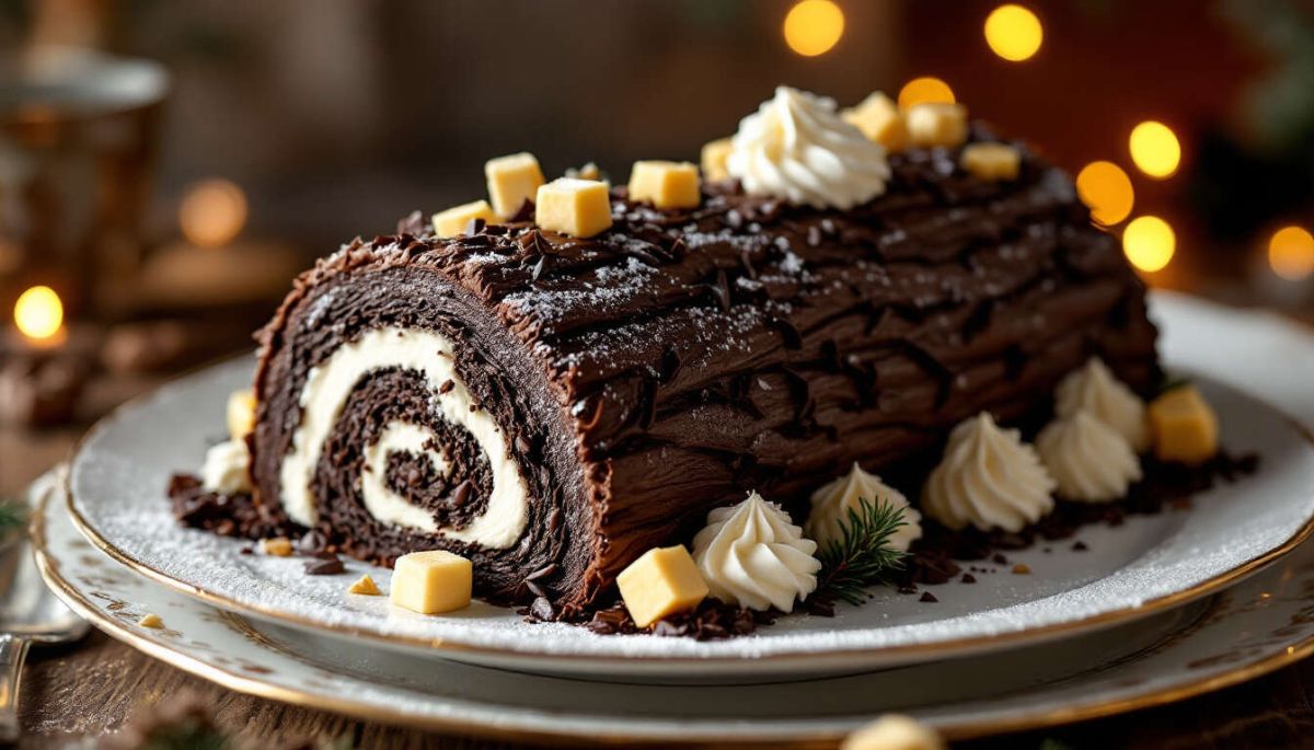 Une bûche dôme de Noël qui éblouira vos invités