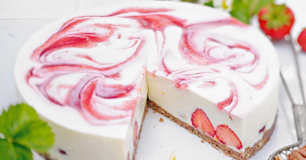 Cheesecake aux fraises et citron