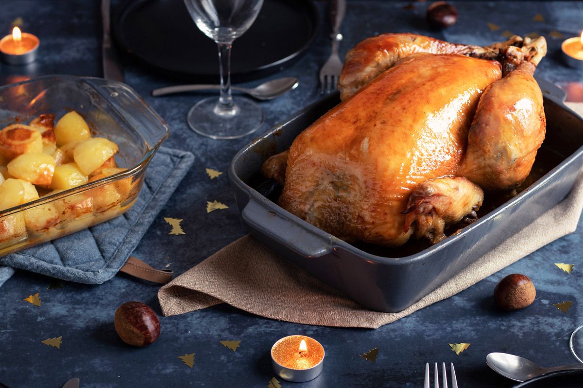 La dinde de Noël revisité : une farce aux pommes et cidre pour émerveiller vos convives