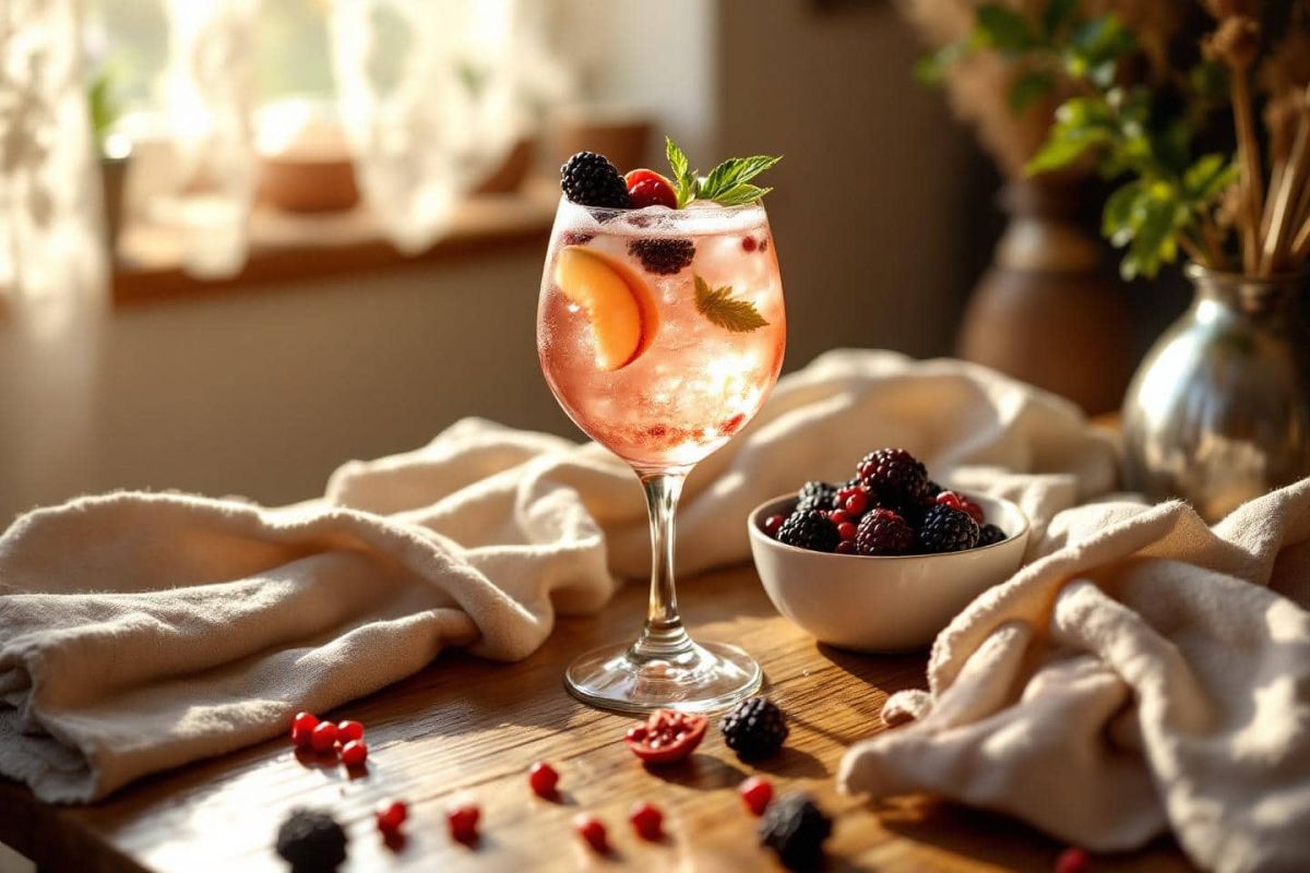 Un cocktail original pour clore l'été : le spritz mûre-grenade