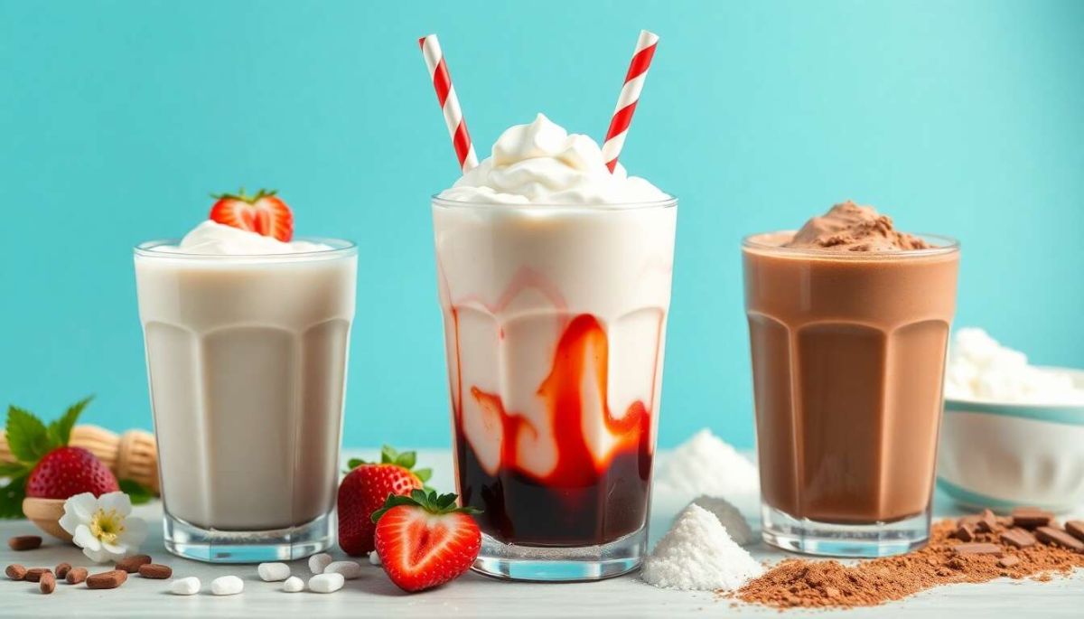 Des milkshakes délicieux et rafraîchissants sans glace