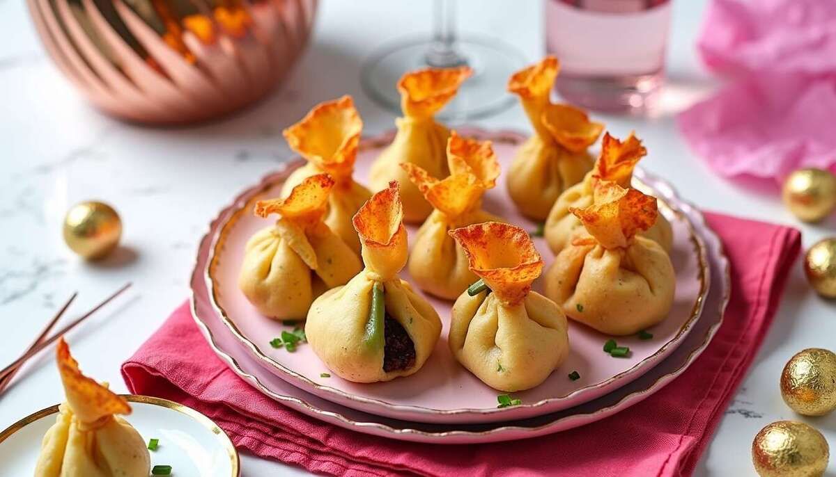 Des aumônières gourmandes aux Saint-Jacques : recette savoureuse
