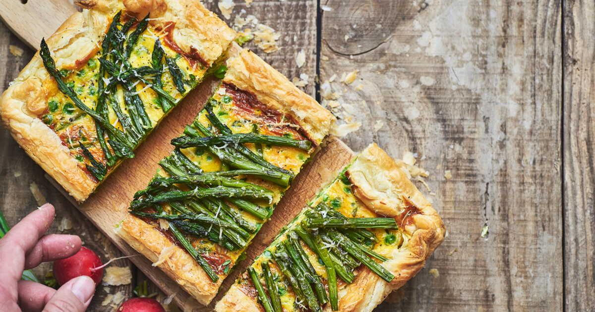 Une tatin d'asperges gourmande à la Julie Andrieu