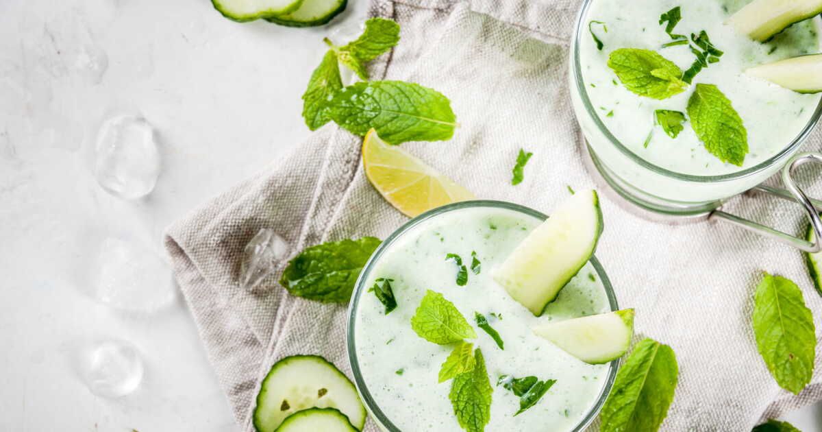 Une délicieuse soupe de concombre pour l'été, signée Cyril Lignac