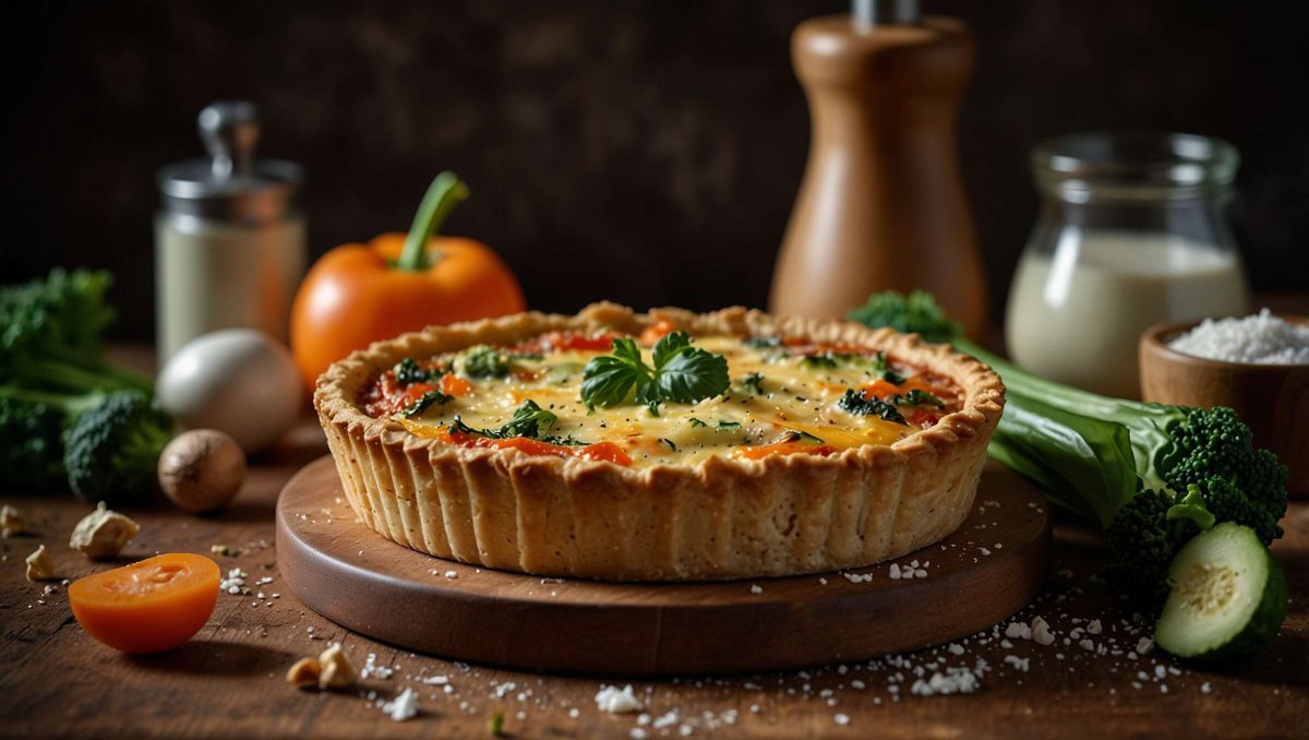 Une quiche aux légumes : savoureuse et simple à réaliser