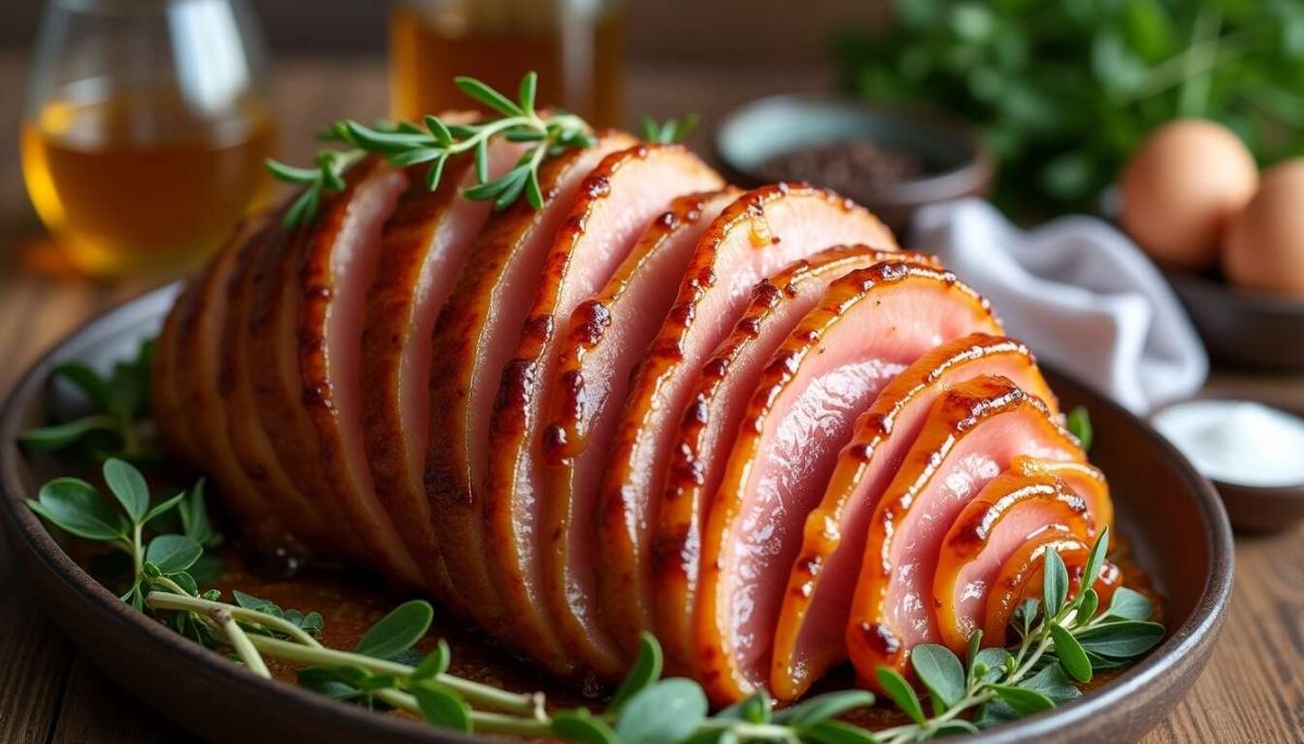 Le jambon braisé au cidre, une recette normande qui ravira vos convives