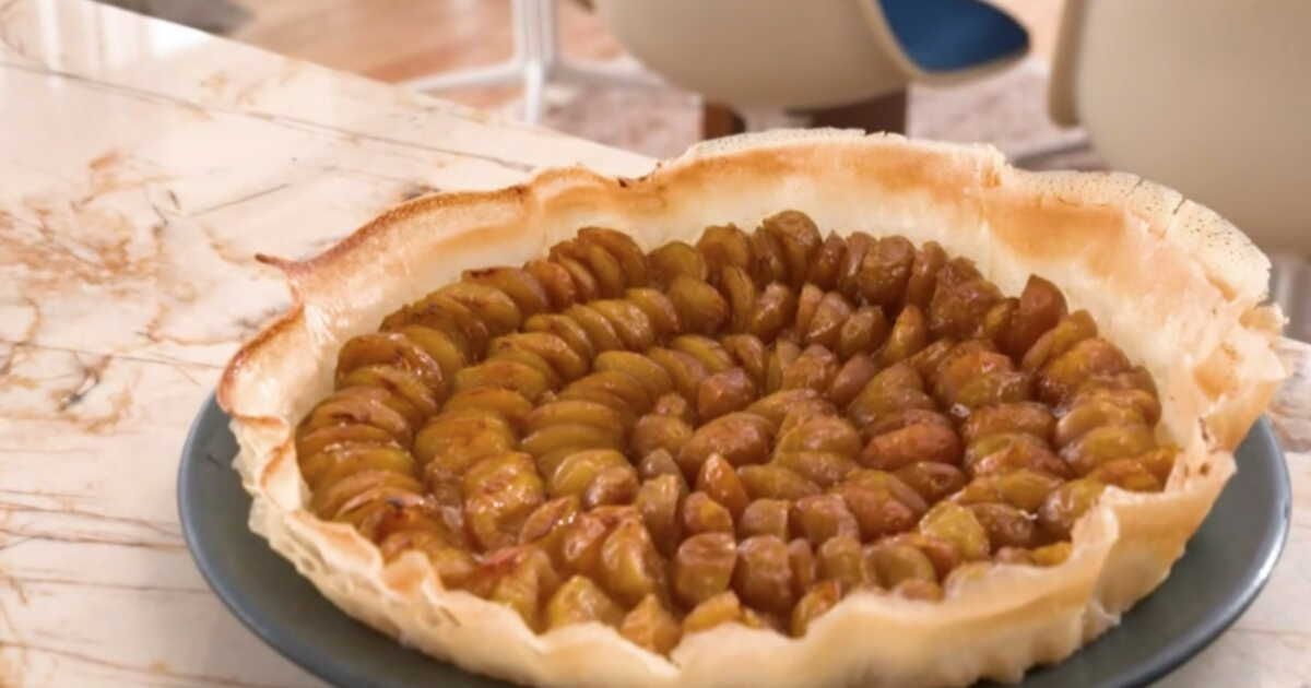 Découvrez la tarte aux mirabelles de Cyril Lignac : une douceur à réaliser en famille