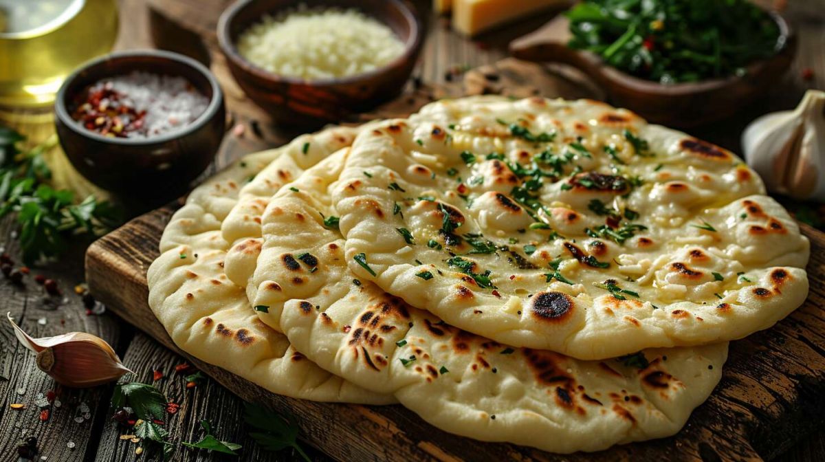 Le secret d'une recette de naan au fromage comme en Inde