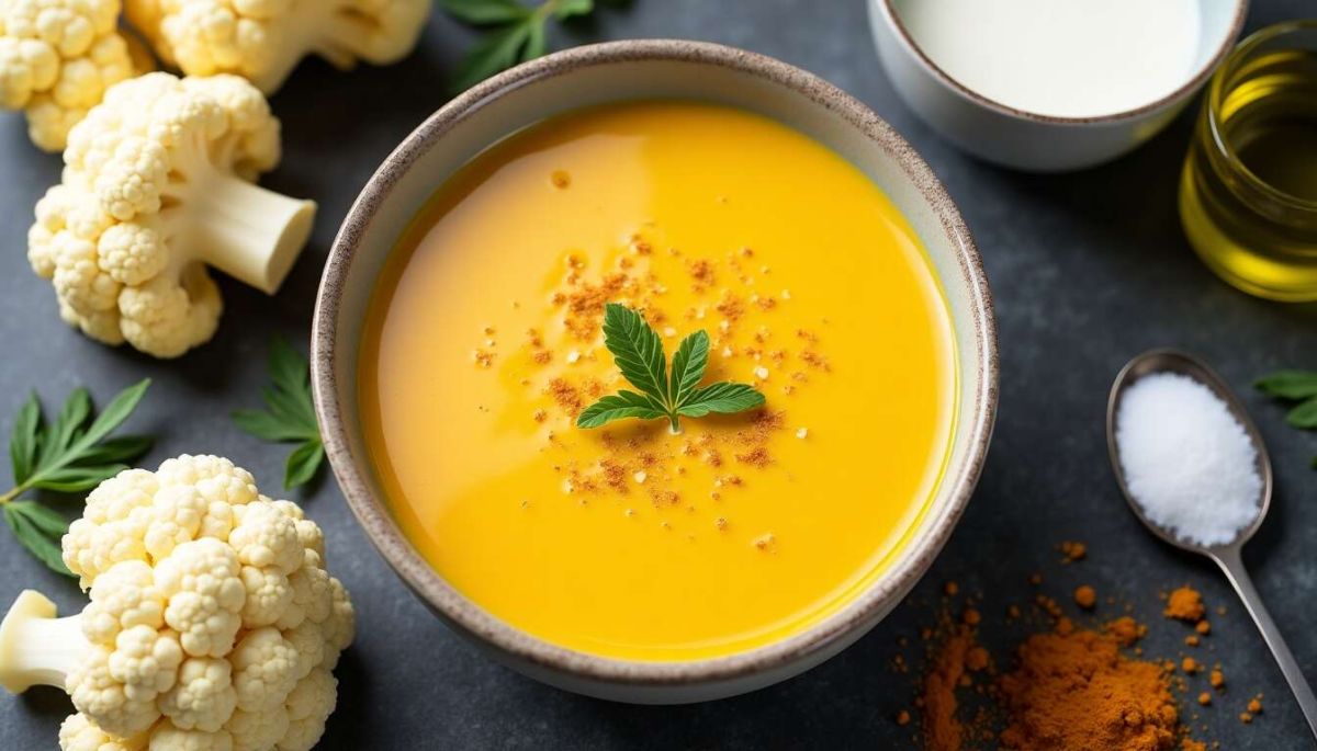 Une touche d'exotisme : velouté de chou-fleur au curry