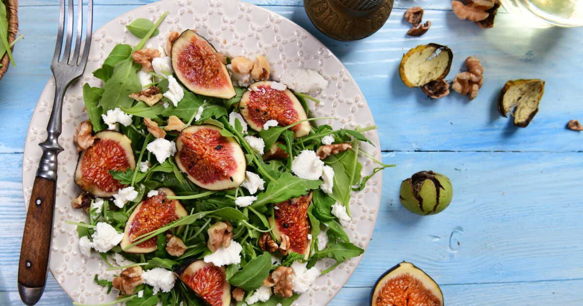 Un carpaccio de figues au chèvre pour épater vos invités