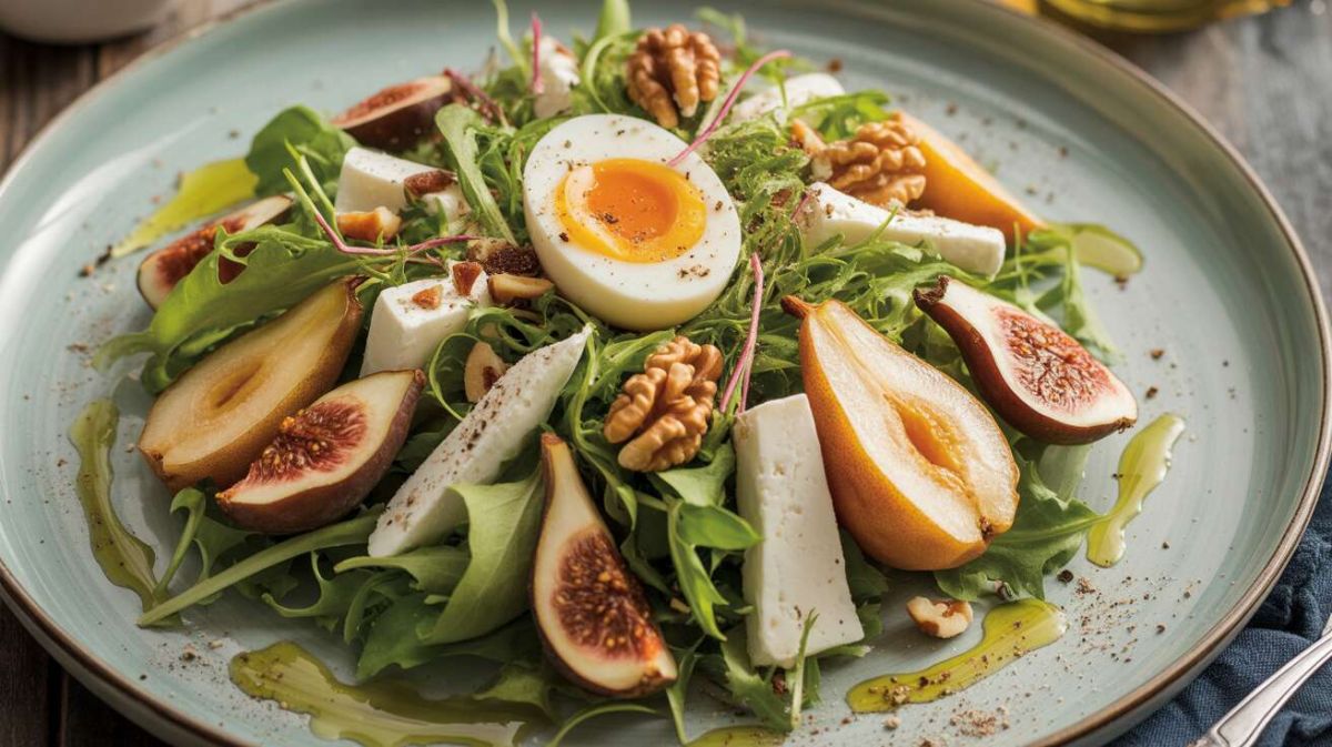 Une salade colorée entre douceur et caractère