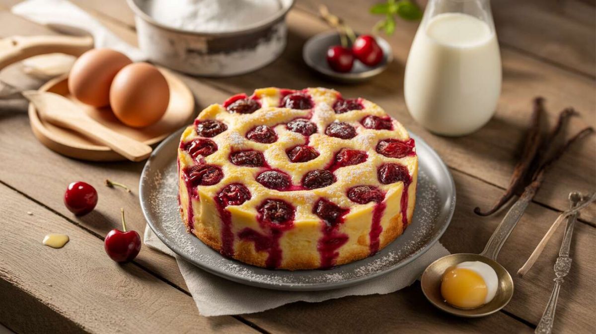 Le clafoutis aux cerises de mamie, un dessert d'été irrésistible